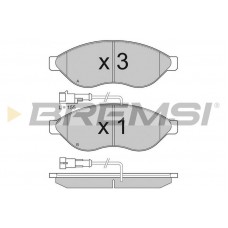 BP3285TR BREMSI Комплект гальмівних колодок дисковий гальм