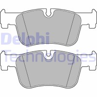 LP2285 DELPHI Комплект гальмівних колодок дисковий гальм