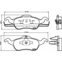 8DB 355 008-621 HELLA Комплект гальмівних колодок, дискове гальмо