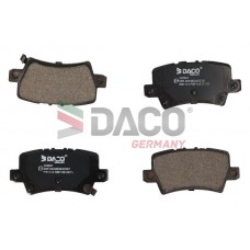 322641 DACO Germany Комплект гальмівних колодок дисковий гальм
