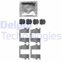 LX0666 DELPHI Комплектуючі колодки дискового гальма