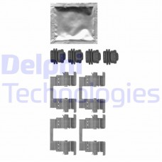 LX0666 DELPHI Комплектуючі колодки дискового гальма