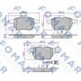 FO 692581 FOMAR Friction Комплект гальмівних колодок дисковий гальм