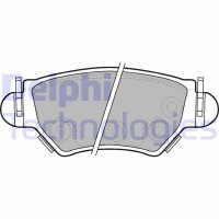 LP1553 DELPHI КомплеК т гальмівних колодок, дискове гальмо
