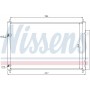 940037 NISSENS Конденсатор кондиціонера