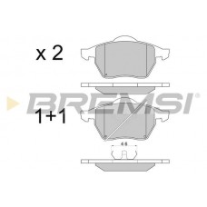 BP2679 BREMSI Комплект гальмівних колодок дисковий гальм