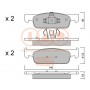 704-00101P IAP QUALITY PARTS Комплект гальмівних колодок дисковий гальм