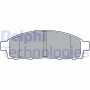LP3313 DELPHI Комплект гальмівних колодок дисковий гальм