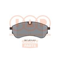 704-50020 IAP QUALITY PARTS Комплект гальмівних колодок дисковий гальм
