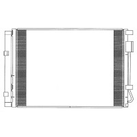 5221-9812 SAKURA Automotive Конденсатор кондиціонера