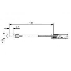 1 987 482 452 BOSCH Тросик, cтояночный тормоз