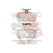 RB2174-200 R BRAKE КомплеК т гальмівних колодок, дискове гальмо