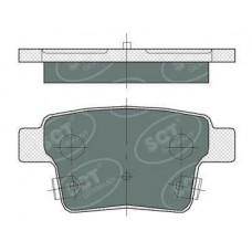 SP 375 PR SCT - MANNOL Комплект гальмівних колодок дисковий гальм