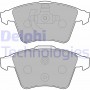 LP2224 DELPHI Комплект гальмівних колодок дисковий гальм