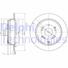BG4064C DELPHI Гальмівний диск