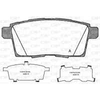 BPA1268.00 OPEN PARTS Комплект гальмівних колодок дисковий гальм