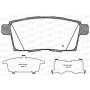 BPA1268.00 OPEN PARTS Комплект гальмівних колодок дисковий гальм