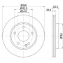 MDC1035 MINTEX Гальмівний диск