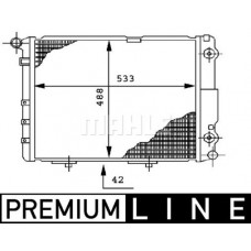 CR 293 000P MAHLE Радіатор охолодження двигуна