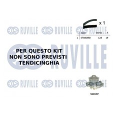 55B0011 RUVILLE Водяний насос комплект зубчастого ременя