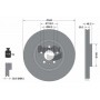 BDS2052 BENDIX Braking Гальмівний диск