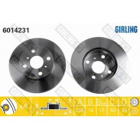 6014231 GIRLING Гальмівний диск