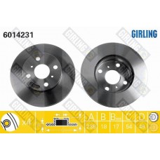 6014231 GIRLING Гальмівний диск