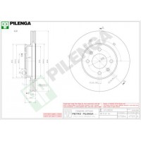 V703 PILENGA Гальмівний диск