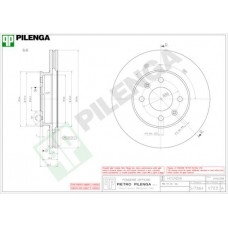 V703 PILENGA Гальмівний диск