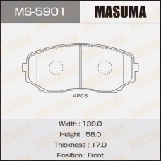 MS-5901 MASUMA Комплект гальмівних колодок
