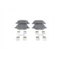 0 986 494 639 BOSCH Комплект гальмівних колодок дисковий гальм