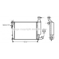 CNA2149 AVA QUALITY COOLING Радіатор охолодження двигуна