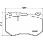 8DB 355 021-741 HELLA PAGID Комплект гальмівних колодок дисковий гальм