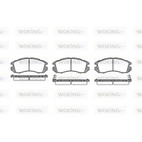 P0913.12 WOKING Комплект гальмівних колодок дисковий гальм