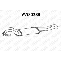 VW80289 VENEPORTE Глушник вихлопних газів кінцевий
