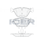 181683 ICER Комплект гальмівних колодок дисковий гальм