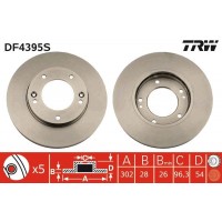 DF4395S TRW Гальмівний диск