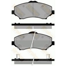 PA1837 Brake ENGINEERING Комплект гальмівних колодок дисковий гальм