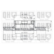 BDC3454 QUINTON HAZELL Гальмівний диск