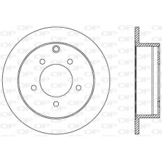 BDA2588.10 OPEN PARTS Гальмівний диск