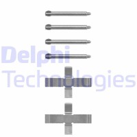 LX0070 DELPHI Комплектуючі колодки дискового гальма