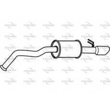 P66025 FENNO Глушник вихлопних газів кінцевий