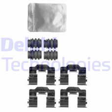 LX0581 DELPHI Комплектуючі колодки дискового гальма