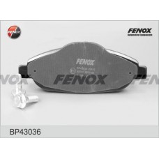 BP43036 FENOX Комплект гальмівних колодок дисковий гальм