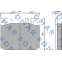 FO 424281 FOMAR Friction Комплект гальмівних колодок дисковий гальм