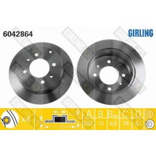 6042864 GIRLING Гальмівний диск