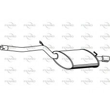 P11015 FENNO Глушник вихлопних газів кінцевий