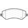 BPA0807.02 OPEN PARTS Комплект гальмівних колодок дисковий гальм