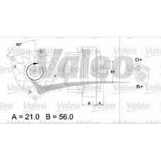 436134 VALEO Генератор