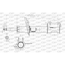 SAB8106.31 OPEN PARTS Амортизатор